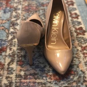 Calvin Klein nude heels! Perfect for work